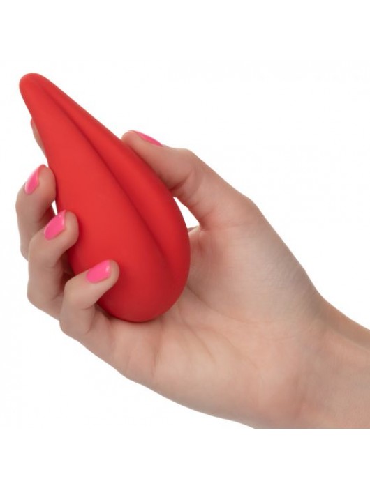 Красный клиторальный вибромассажер Red Hot Flicker - California Exotic Novelties