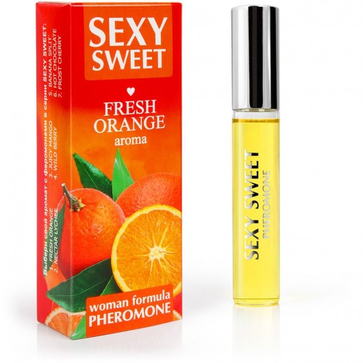 Парфюм для тела с феромонами Sexy Sweet с ароматом апельсина - 10 мл. -  - Магазин феромонов в Москве