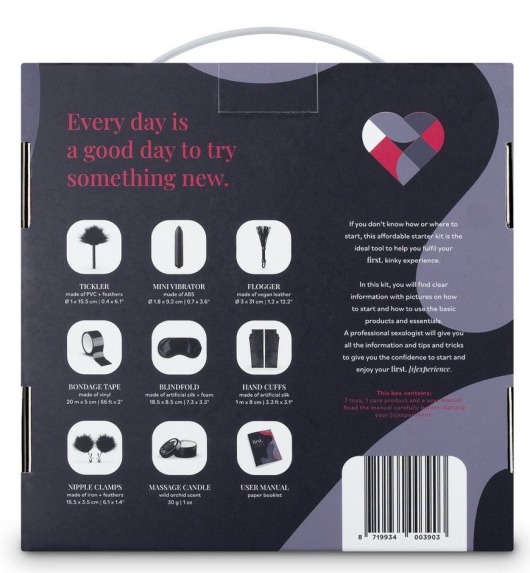 Стартовый набор БДСМ First Kinky Experience - Loveboxxx - купить с доставкой в Москве