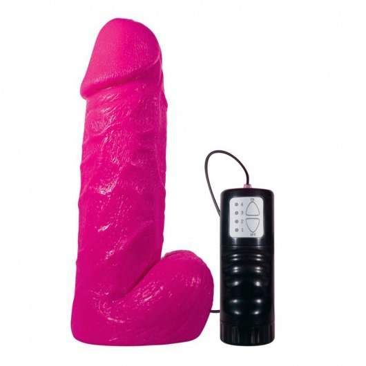Розовый реалистичный вибратор VIRGIN FANTASY - 20 см. - Toy Joy