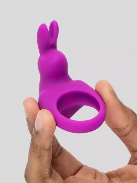 Фиолетовое эрекционное виброкольцо Happy Rabbit Cock Ring Kit - Happy Rabbit - в Москве купить с доставкой