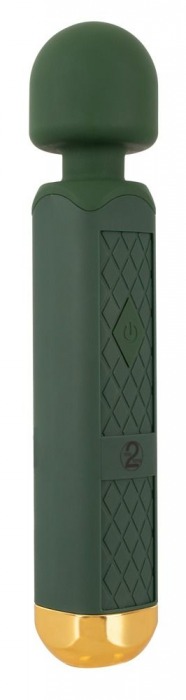 Зеленый wand-вибромассажер Luxurious Wand Massager - 22,2 см. - Orion