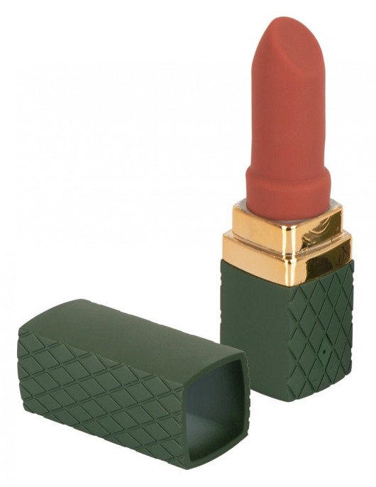 Зеленый вибратор-помада Luxurious Lipstick Vibrator - Orion
