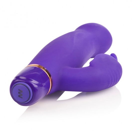 Фиолетовый вибратор с клиторальной бабочкой ENTINCE ELIZABETH - California Exotic Novelties