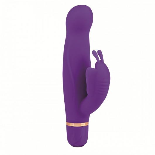 Фиолетовый вибратор с клиторальной бабочкой ENTINCE ELIZABETH - California Exotic Novelties