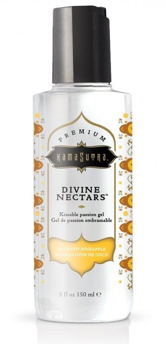Гель-лубрикант на водной основе Divine Nectars Vanilla с ароматом ванили - 150 мл. - Kama Sutra - купить с доставкой в Москве