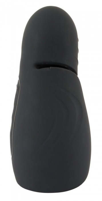 Черный силиконовый вибромастурбатор с нагревом Masturbator with 2 Functions - Orion - в Москве купить с доставкой