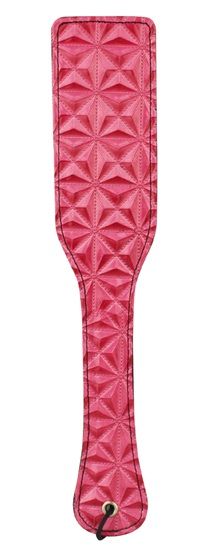 Розовый пэддл с геометрическим рисунком - 32 см. - Erokay - купить с доставкой в Москве