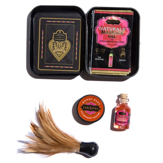 Эротический набор Weekender Kit Strawberry Dreams - Kama Sutra - купить с доставкой в Москве