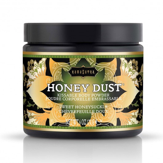 Пудра для тела Honey Dust Body Powder с ароматом жимолости - 170 гр. - Kama Sutra - купить с доставкой в Москве
