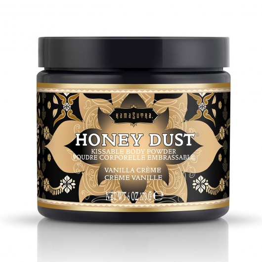 Пудра для тела Honey Dust Body Powder с ароматом ванили - 170 гр. - Kama Sutra - купить с доставкой в Москве