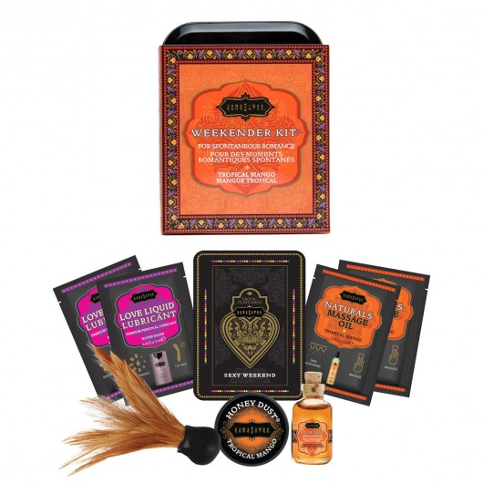 Эротический набор Weekender Kit Tropical Mango - Kama Sutra - купить с доставкой в Москве