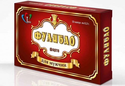 БАД для мужчин  Фулибао форте  - 10 капсул (0,3 гр.) - Фулибао - купить с доставкой в Москве