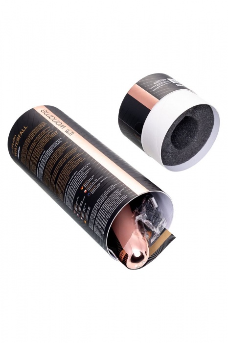 Черный вибратор Waname D-Splash Waterfall - 21,3 см. - WANAME