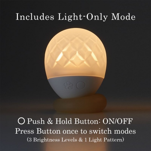 Клиторальный вибромассажер-светильник IROHA Ukidama Take - Tenga