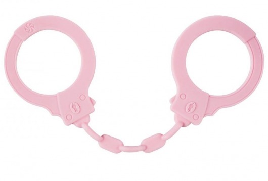 Розовые силиконовые наручники Suppression - Lola Games - купить с доставкой в Москве
