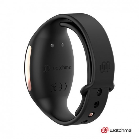 Черно-золотой вибратор с пультом-часами Anne s Desire Curve G-Spot Vibe Wireless Watchme - 20,5 см. - DreamLove