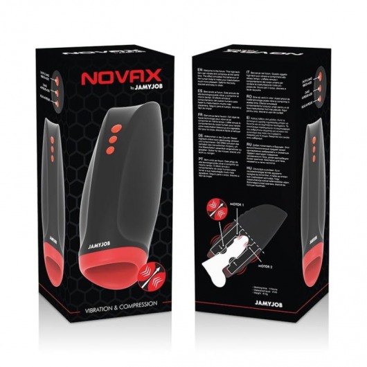 Инновационный мастурбатор Novax с вибрацией и сжатием - DreamLove - в Москве купить с доставкой