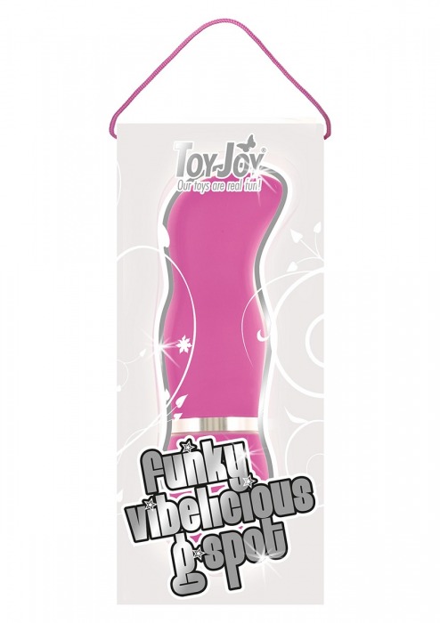 Лиловый стимулятор G-точки FUNKY VIBELICIOUS G SPOT - 12 см. - Toy Joy