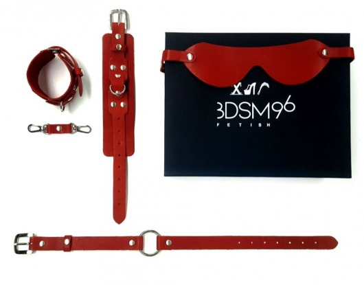 БДСМ-набор в красном цвете  Госпожа - BDSM96 - купить с доставкой в Москве