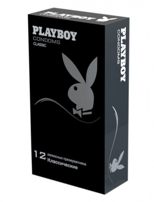 Классические гладкие презервативы Playboy Classic - 12 шт. - Playboy - купить с доставкой в Москве