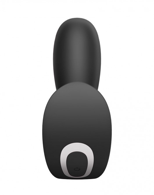 Черный анально-вагинальный вибромассажер Top Secret+ - Satisfyer