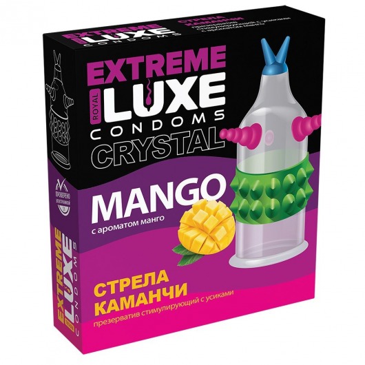 Стимулирующий презерватив  Стрела команчи  с ароматом ванили - 1 шт. - Luxe - купить с доставкой в Москве