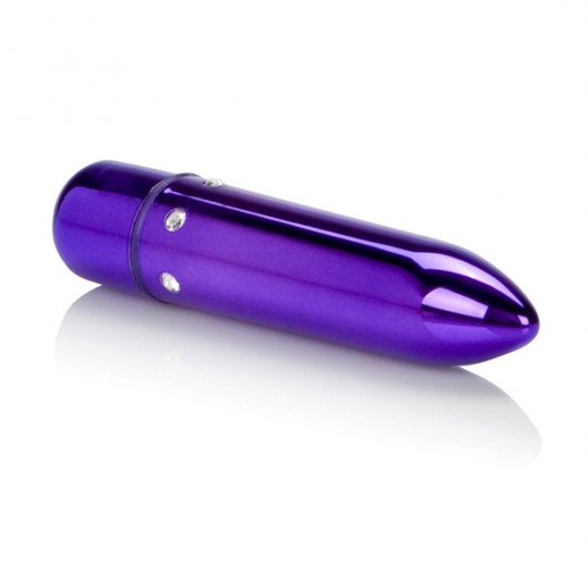 Фиолетовая вибропуля с кристаллами High Intensity Purple - California Exotic Novelties