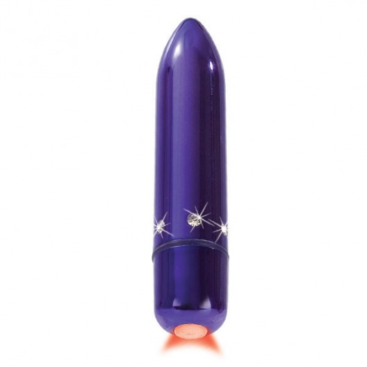Фиолетовая вибропуля с кристаллами High Intensity Purple - California Exotic Novelties