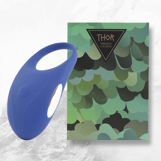 Синее кольцо с вибрацией Thor Cockring - FeelzToys - в Москве купить с доставкой