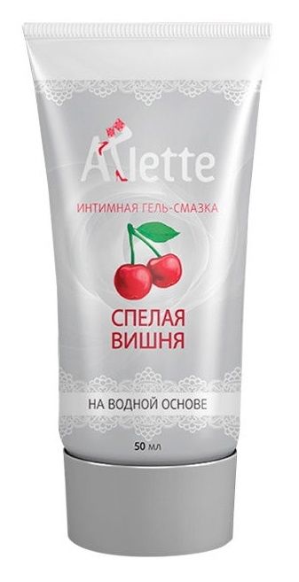 Интимная гель-смазка на водной основе Arlette  Спелая вишня  - 50 мл. - Arlette - купить с доставкой в Москве