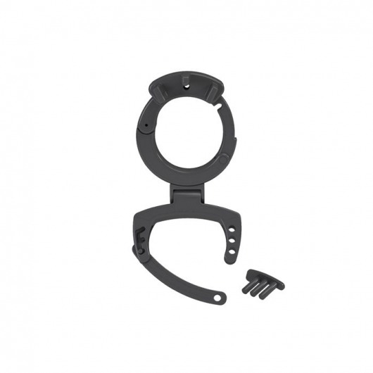 Кольцо с зажимом для мошонки для пояса верности Pubic Enemy - MyStim - купить с доставкой в Москве