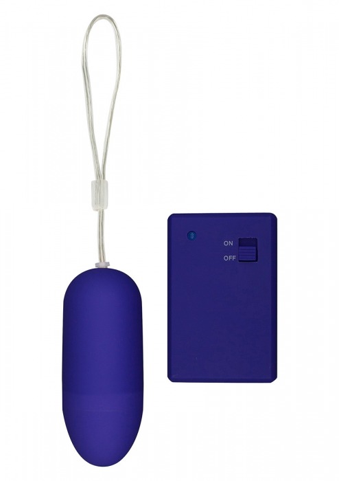Фиолетовое виброяйцо Funky Remote Egg с дистанционным управлением - 7,5 см. - Toy Joy