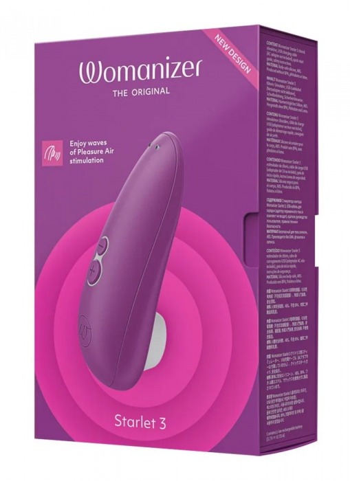Лиловый клиторальный стимулятор Womanizer Starlet 3 - Womanizer