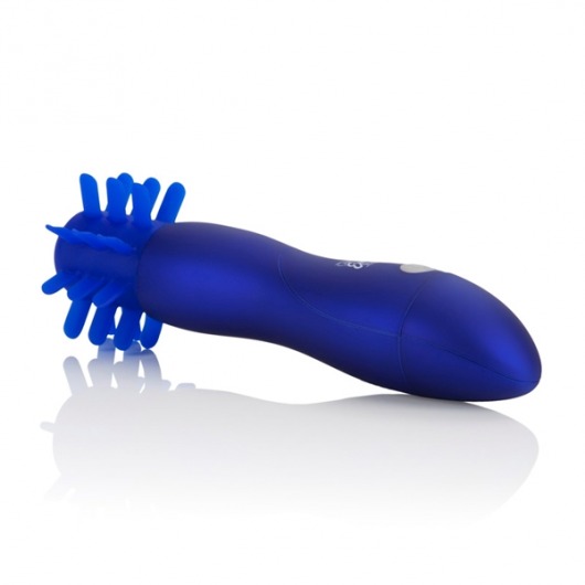 Синий вибратор Body   Soul Captivation с вращающимся наконечником - California Exotic Novelties