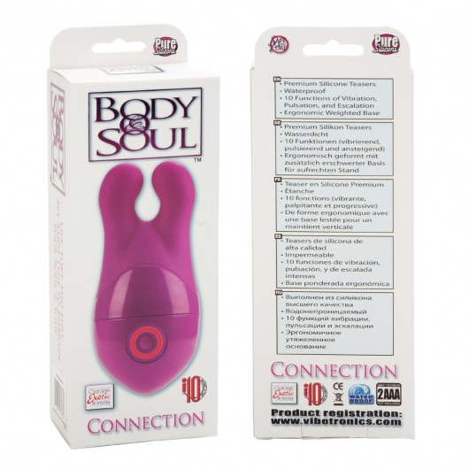 Розовый вибромассажер BODY SOUL CONNECTION - California Exotic Novelties