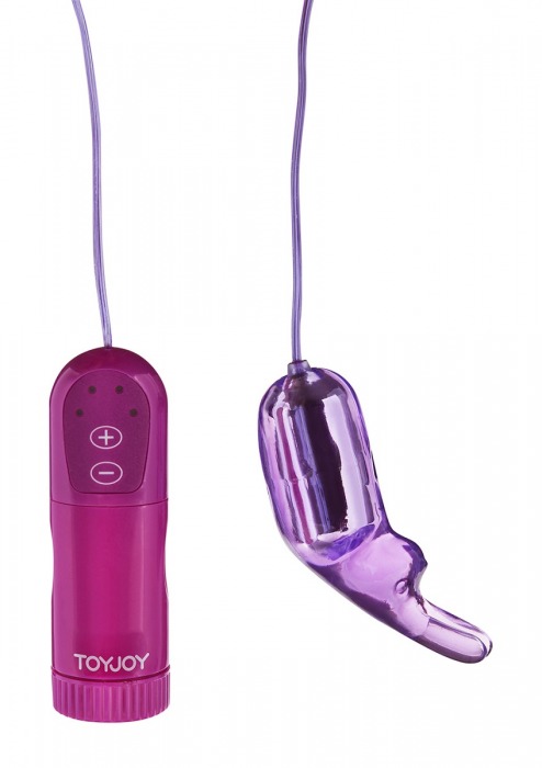Сиреневый виброзайчик BUZZ BUZZ BUNNY - 8 см. - Toy Joy