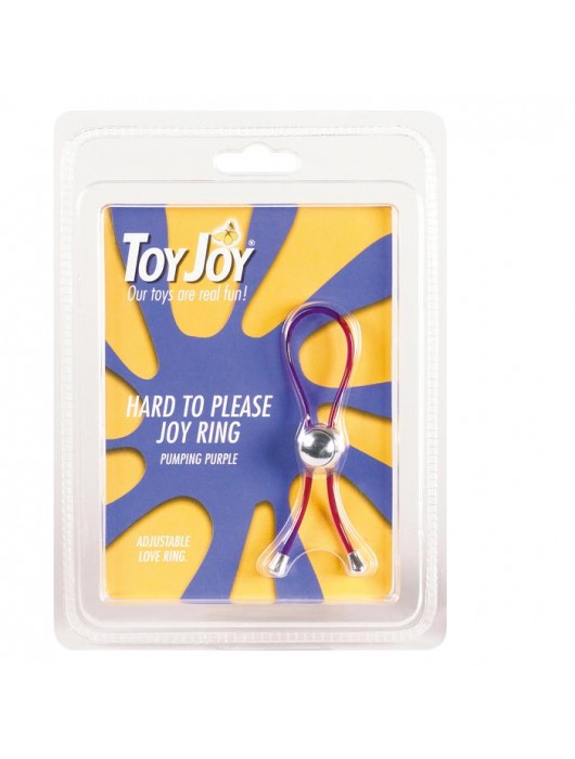 Фиолетовое утягивающее лассо HARD TO PLEASE - Toy Joy - в Москве купить с доставкой