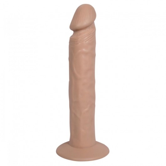 Телесный фаллоимитатор на присоске Captain cock - 21,5 см. - Toy Joy