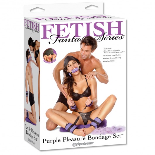 Набор для бондажа Purple Pleasure Bondage Set - Pipedream - купить с доставкой в Москве