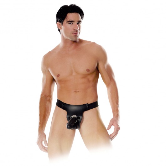 Полый страпон Mr. Big Hollow 8  Strap-on - 20,3 см. - Pipedream - купить с доставкой в Москве