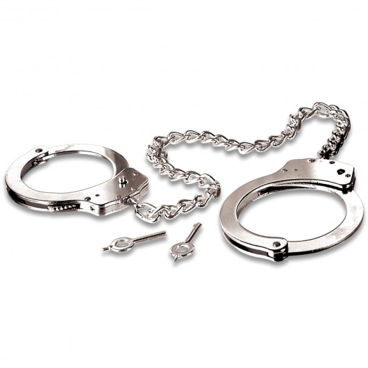 Металлические наручники Metal Leg Cuffs - Pipedream - купить с доставкой в Москве