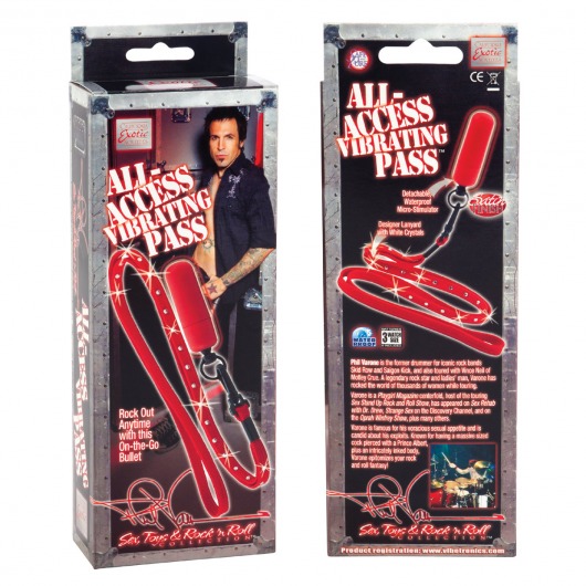 Виброяйцо Phil Varone All Access Vibrating Pass Red - California Exotic Novelties