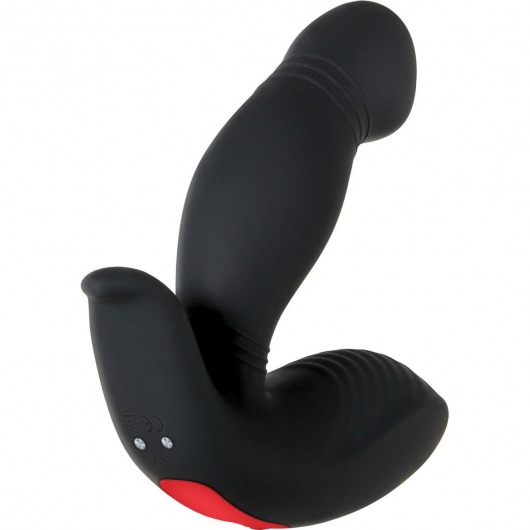 Черный вибростимулятор простаты Adam s Rechargeable - 11,7 см. - Adam & Eve - в Москве купить с доставкой