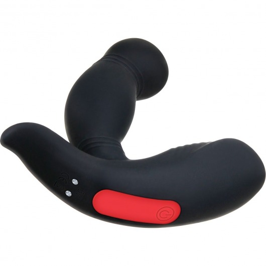 Черный вибростимулятор простаты Adam s Rechargeable - 11,7 см. - Adam & Eve - в Москве купить с доставкой