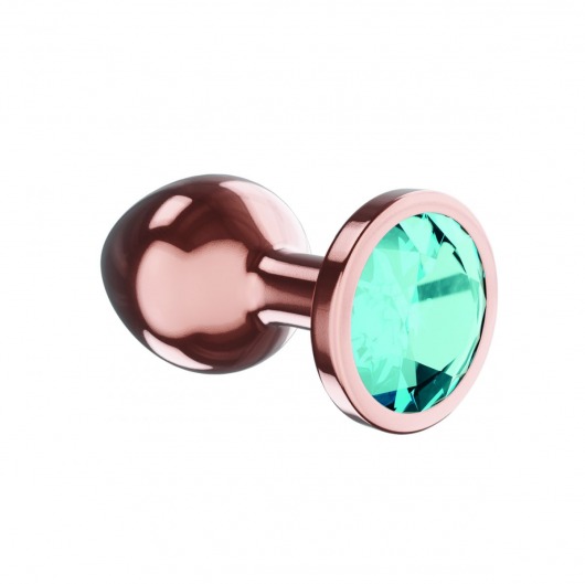 Пробка цвета розового золота с малиновым кристаллом Diamond Topaz Shine L - 8,3 см. - Lola Games - купить с доставкой в Москве