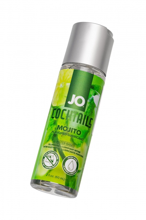 Вкусовой лубрикант на водной основе JO Cocktails Mojito - 60 мл. - System JO - купить с доставкой в Москве