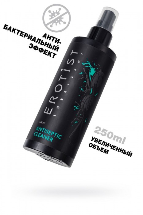Антибактериальное средство Erotist Antiseptic Cleaner - 250 мл. - Erotist Lubricants - купить с доставкой в Москве