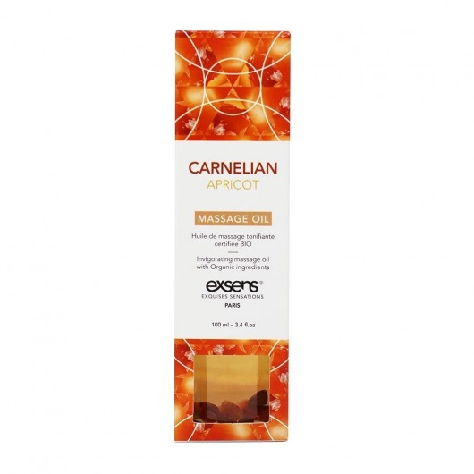Органическое массажное масло CARNELIAN APRICOT - 100 мл. - Exsens - купить с доставкой в Москве
