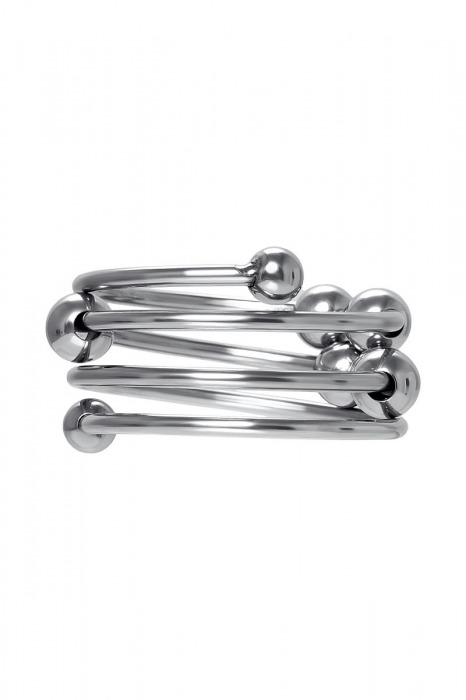 Большое металлическое кольцо под головку пениса - ToyFa - купить с доставкой в Москве